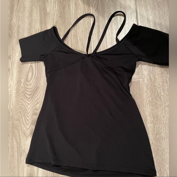 Le Chateau plaid skirt and black gem stone sandals, with 3 tops to match - Picture 9 of 16